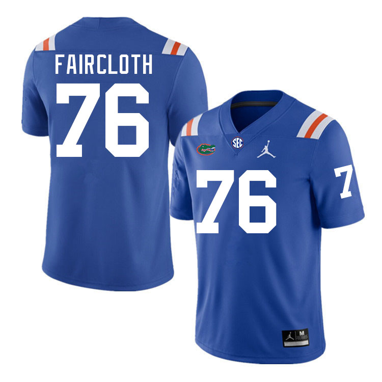 Florida Gators #76 Mark Faircloth College Football Jerseys Stitched-Throwback